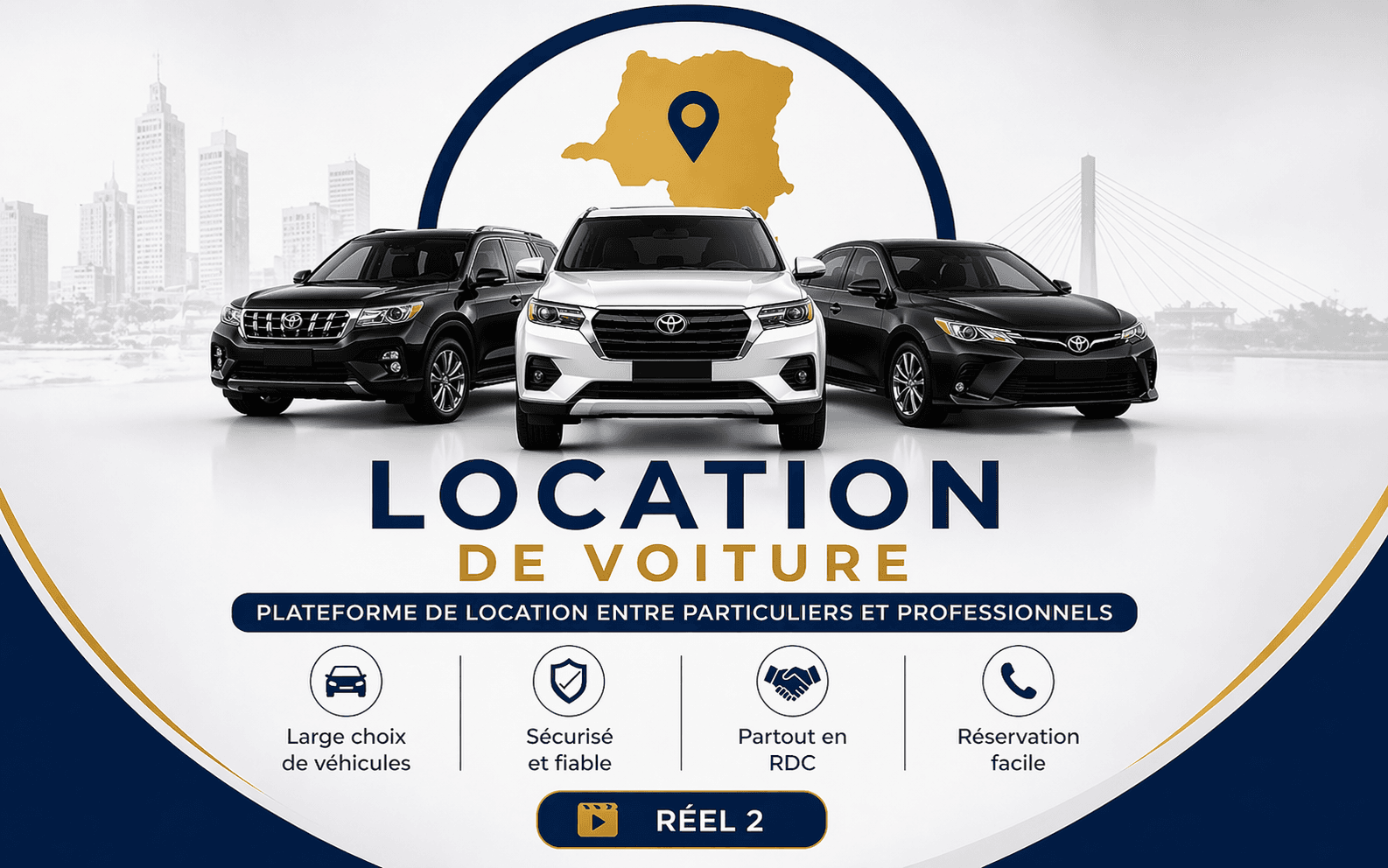 Location de véhicules en RDC