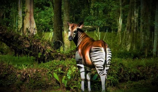 Okapi — Réserve de faune à okapis, RDC